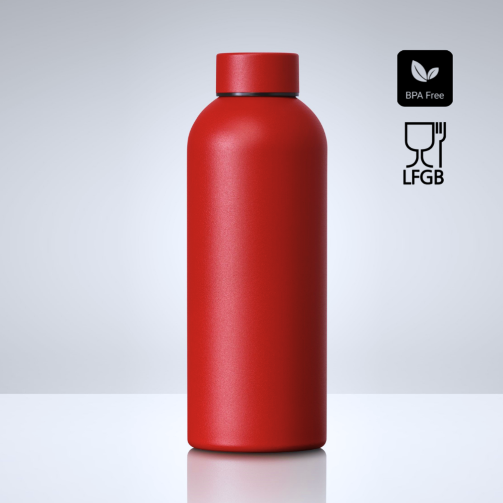 Active Set: thermische waterfles 500 ml & automatische paraplu