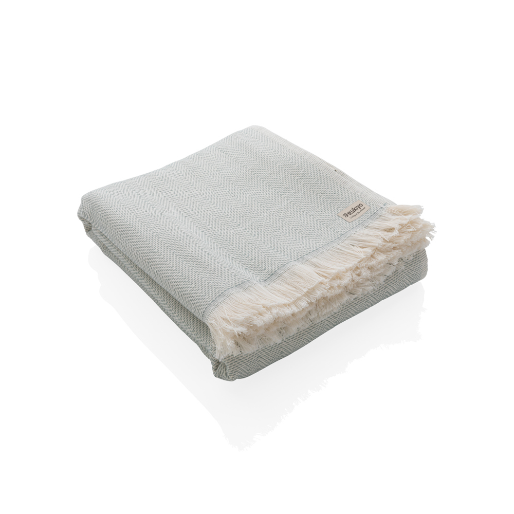 Serviette 4 Saisons Ukiyo Hisako AWARE™ Made in Europe - vert (± PMS 5555)