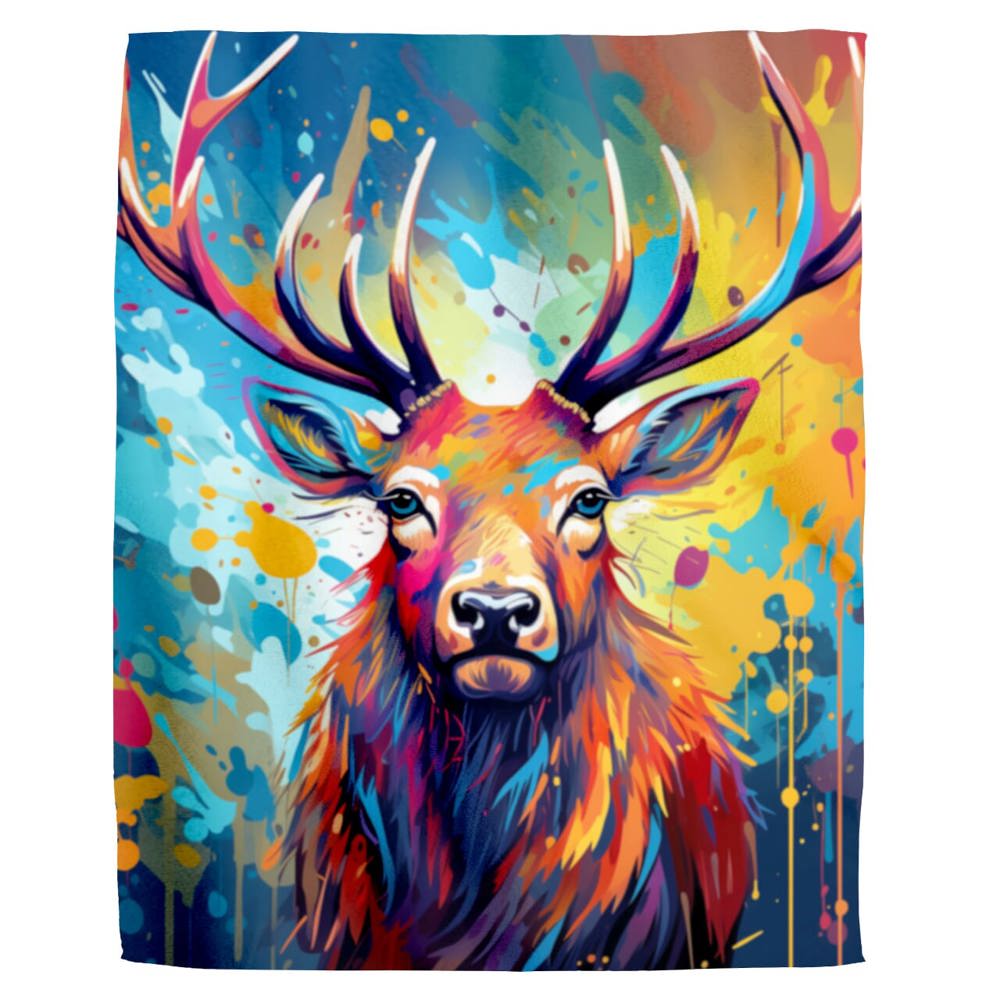 Sherpa sublimatie fleeceplaid 150x120 cm, 300 gr/m²