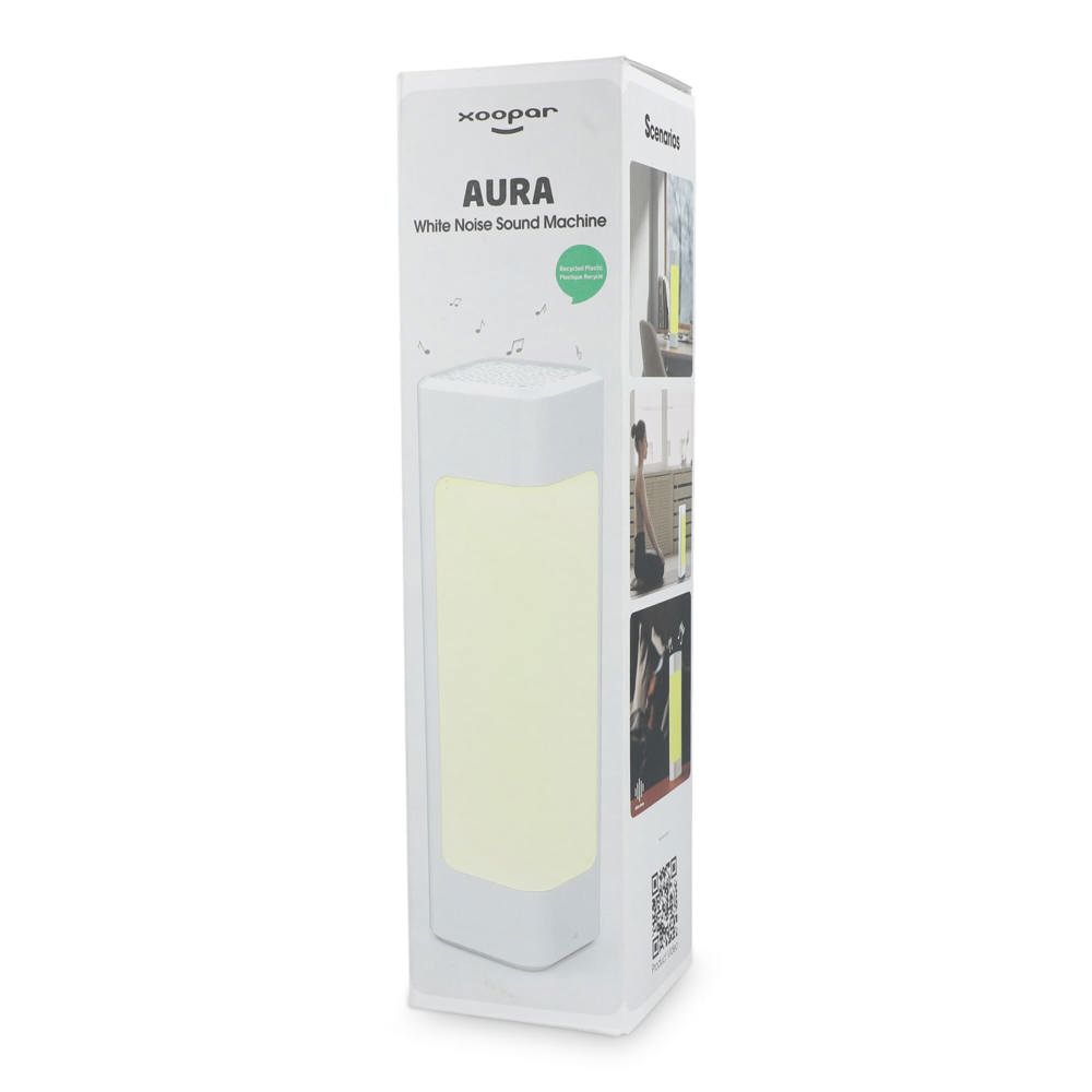 Xoopar Aura White Noise Speaker Gemaakt van Gerecycled Plastic