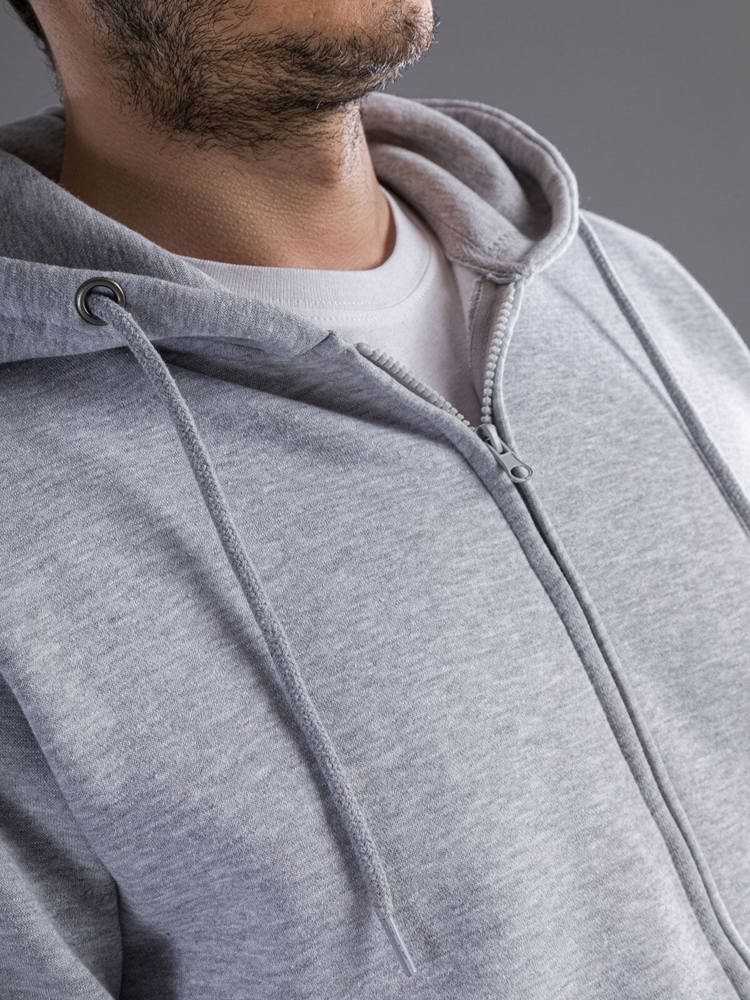 BS Vega sweat à capuche full zip, 280 gr/m²