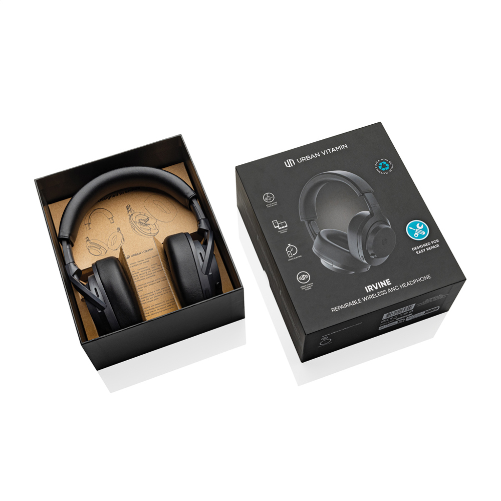 Casque ANC sans fil réparable plastique recyclé RCS Irvine