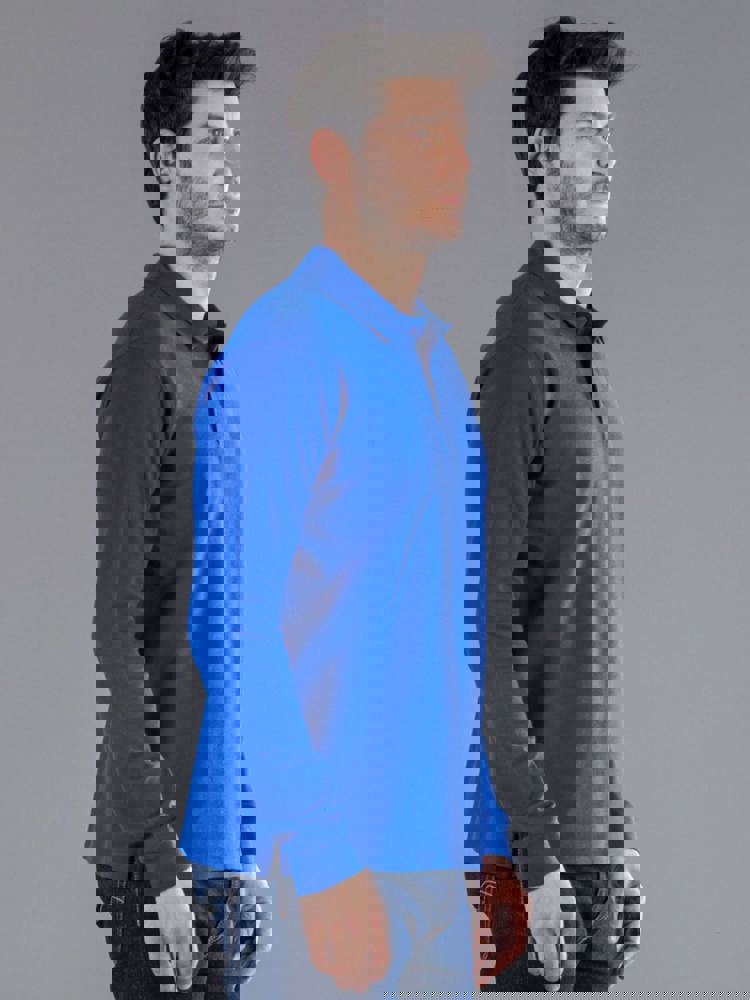 BS Evolution long sleeve polo, 180 gr/m²