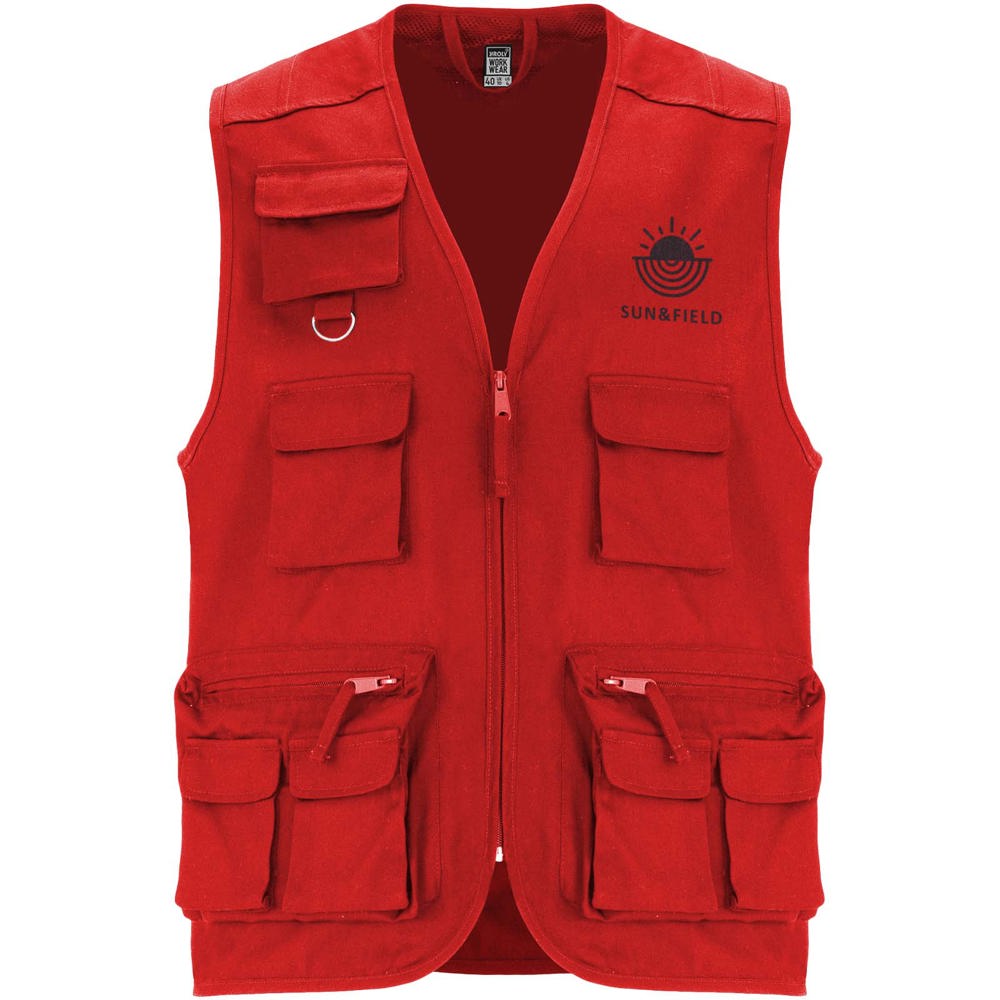 Venera 200 g/m2 werkvest met V-hals en meerdere zakken 