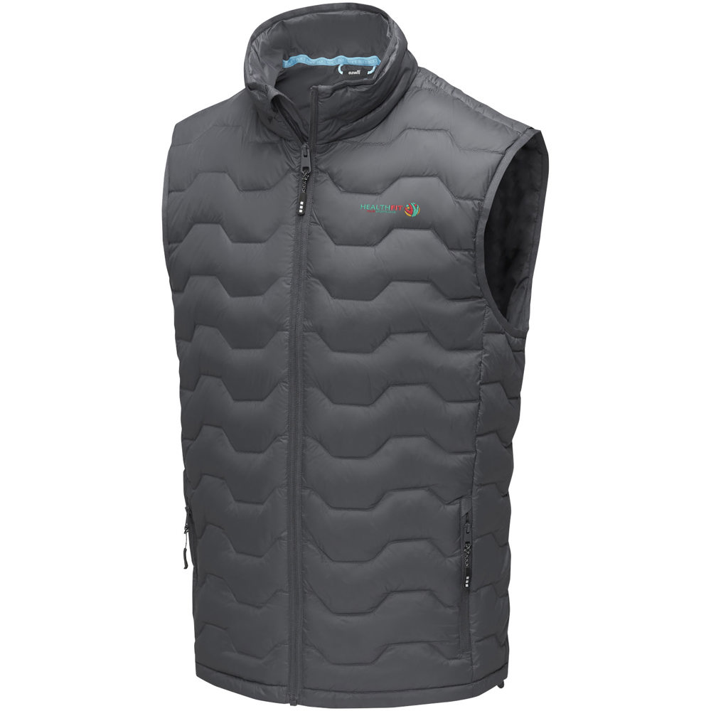 Bodywarmer duvet isotherme Epidote recyclé certifié GRS pour homme