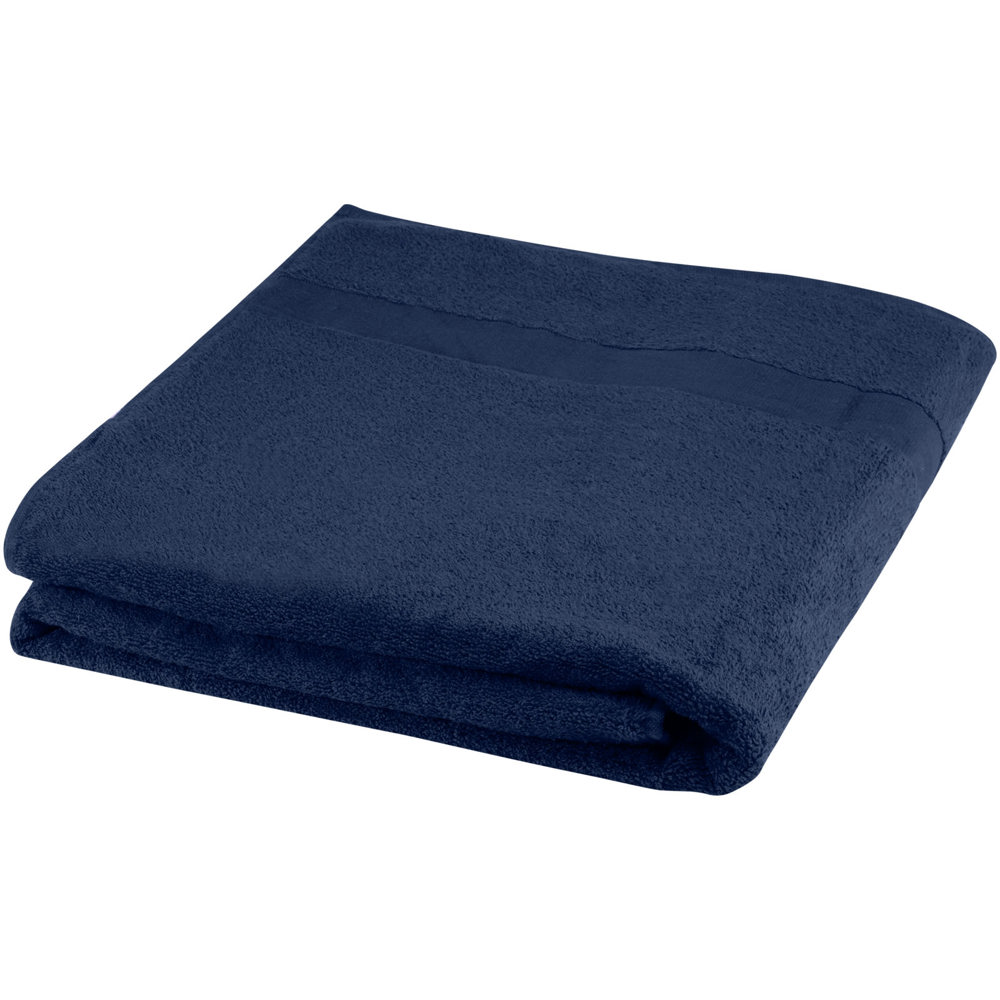 Evelyn handdoek 100 x 180 cm van 450 g/m² katoen - Marineblauw