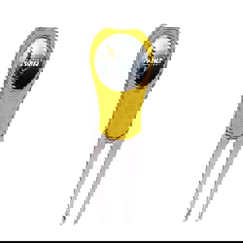 Atomic pitchfork - geel