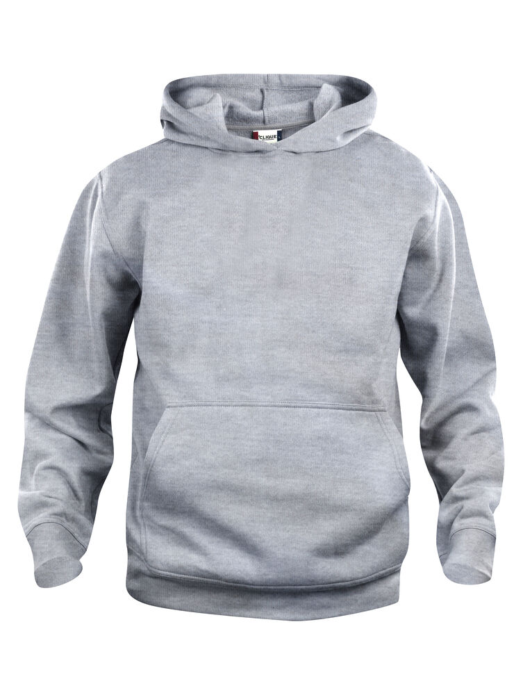 Clique - Basic Hoody Junior - Grismélange