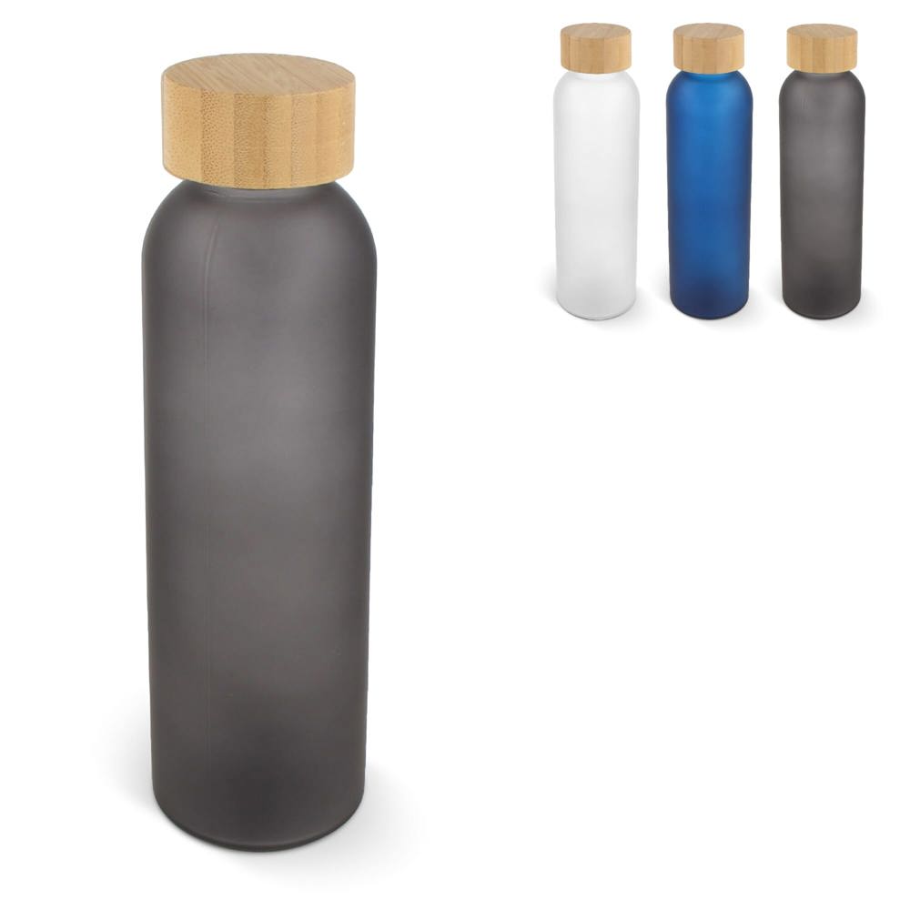 Bouteille d'eau verre &amp; bambou 500ml