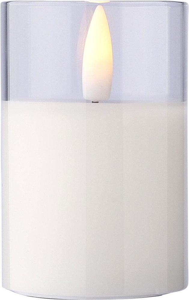 Bougie LED en PP Serin - Blanc