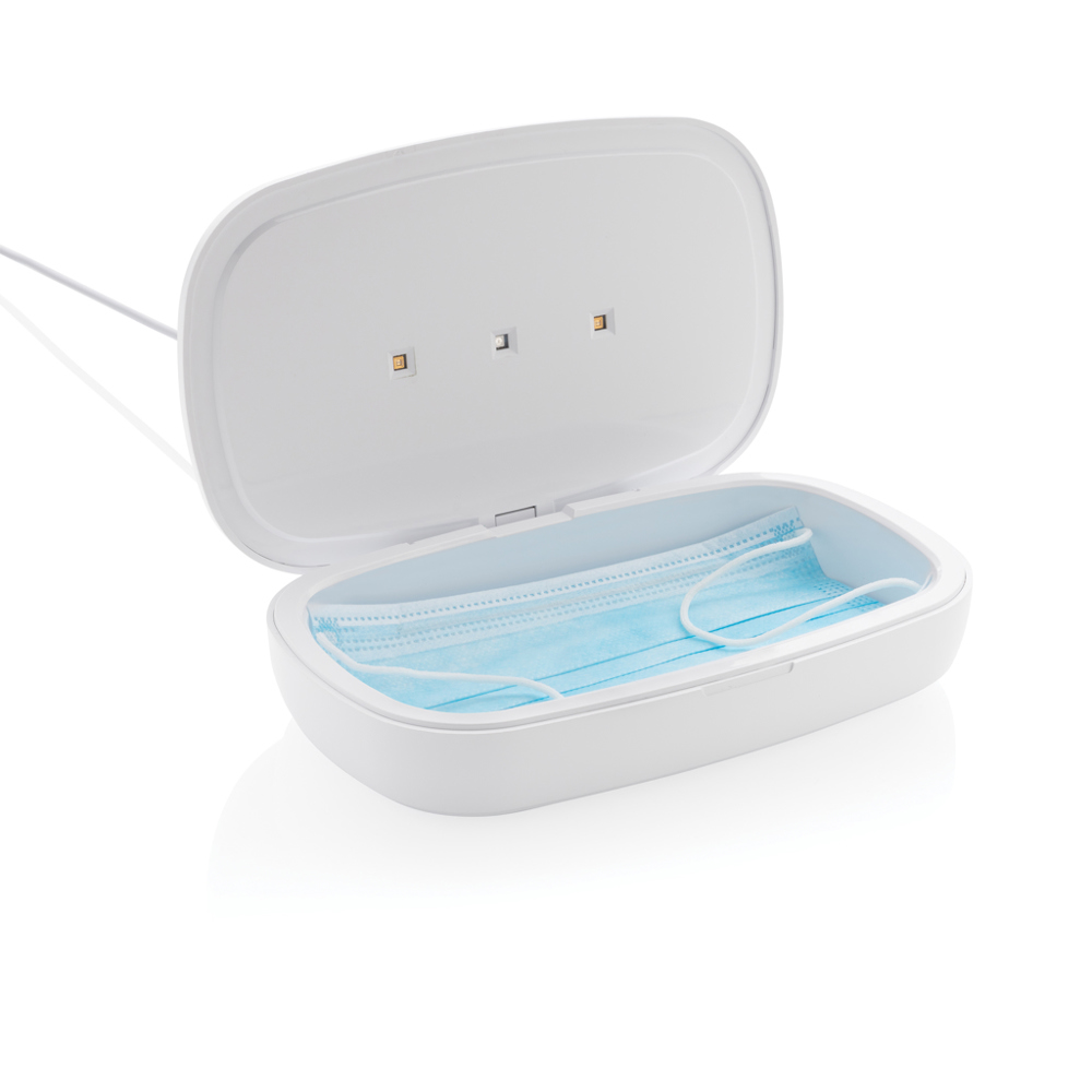 Boîte de stérilisation UV-C avec chargeur sans fil 5W