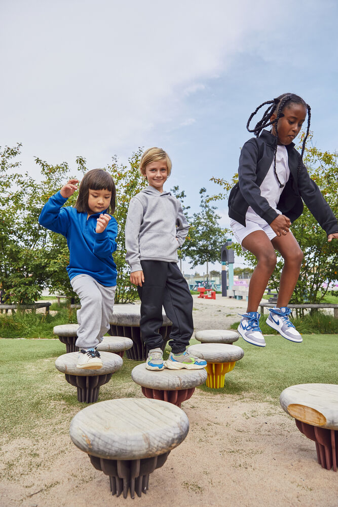 Clique - Basic Active Hoody Junior Kobalt 100