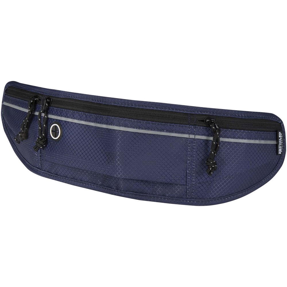 Ceinture de course Nomad en matériaux recyclés certifiés GRS - Marine