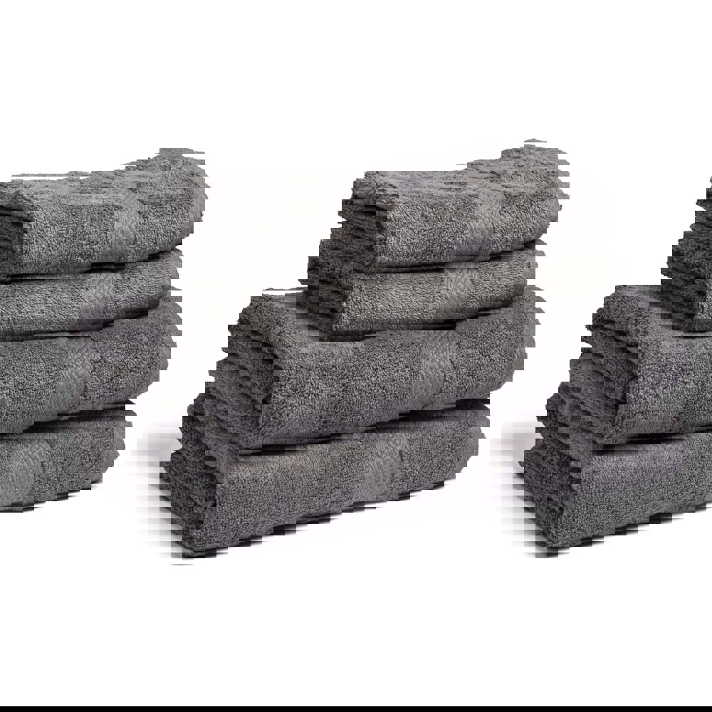 Lord Nelson Fairtrade handdoek 70x130cm set van 3 - Donker Grijs