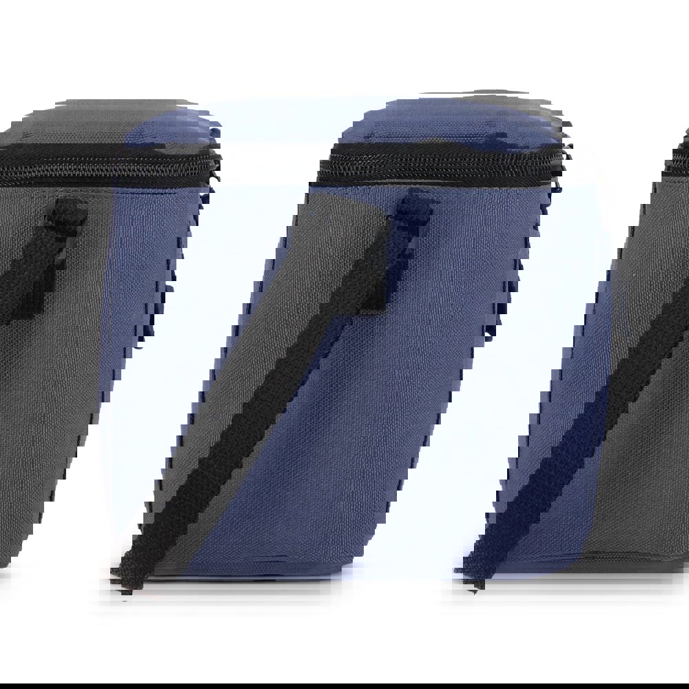 600D gerecycled PET koeltas voor 6 blikjes 25 x 14.5 x 15.5 cm 5 L