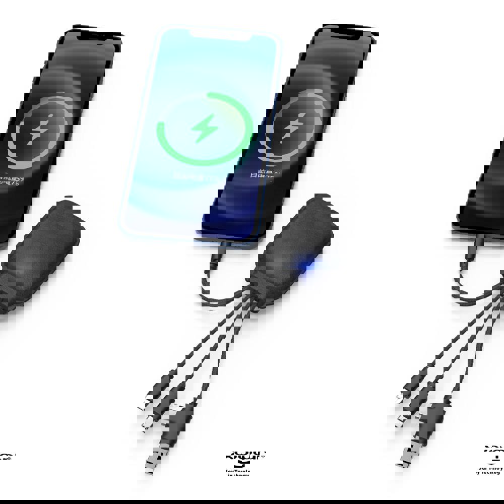 4001 | Xoopar Iné Gamma NFC Powerbank met Oplaadkabels 3000mAh 