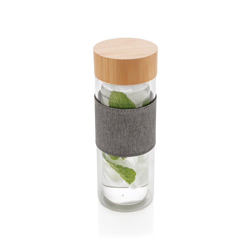 Bouteille à double paroi en verre Impact