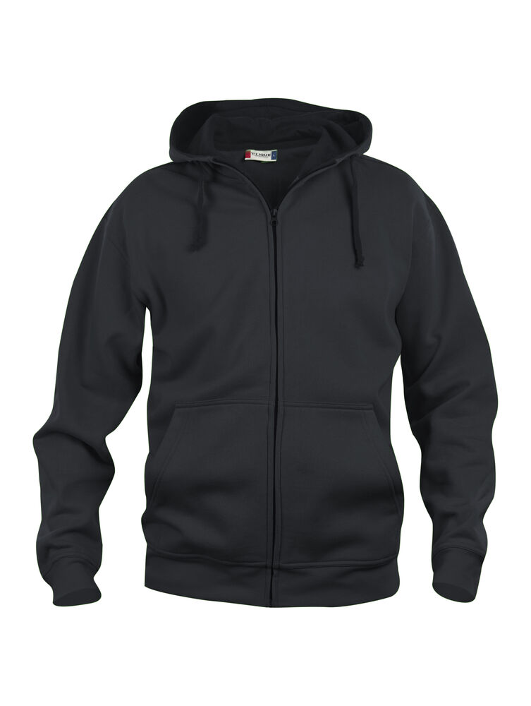 Clique - Basic Hoody Full Zip - Noir
