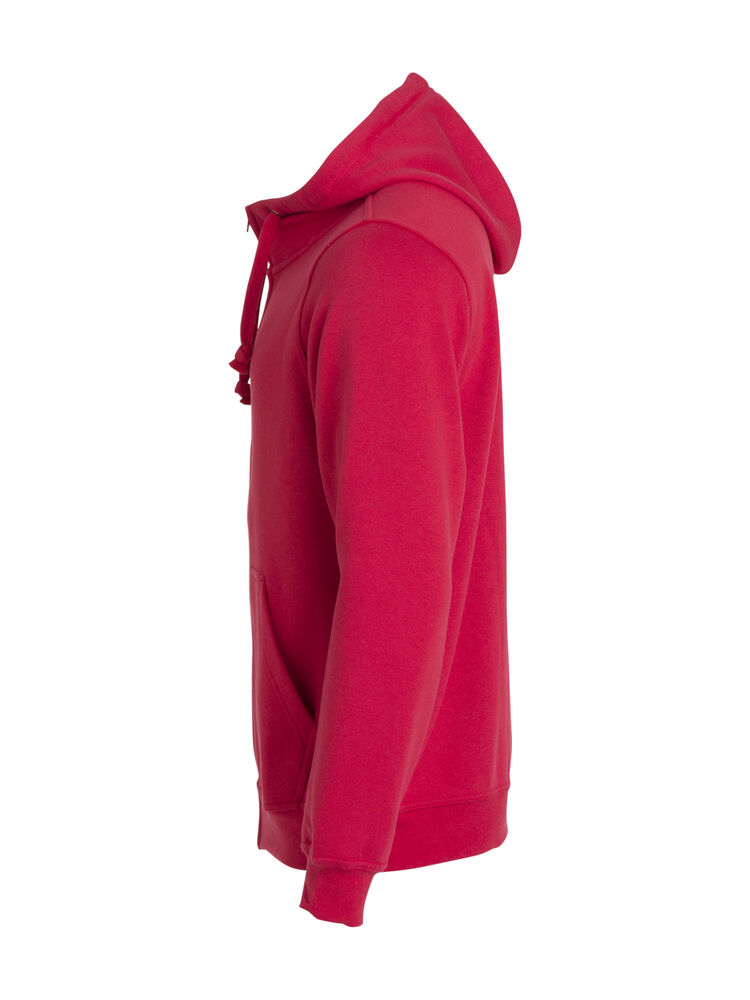 Clique - Basic Hoody Full Zip Rouge S