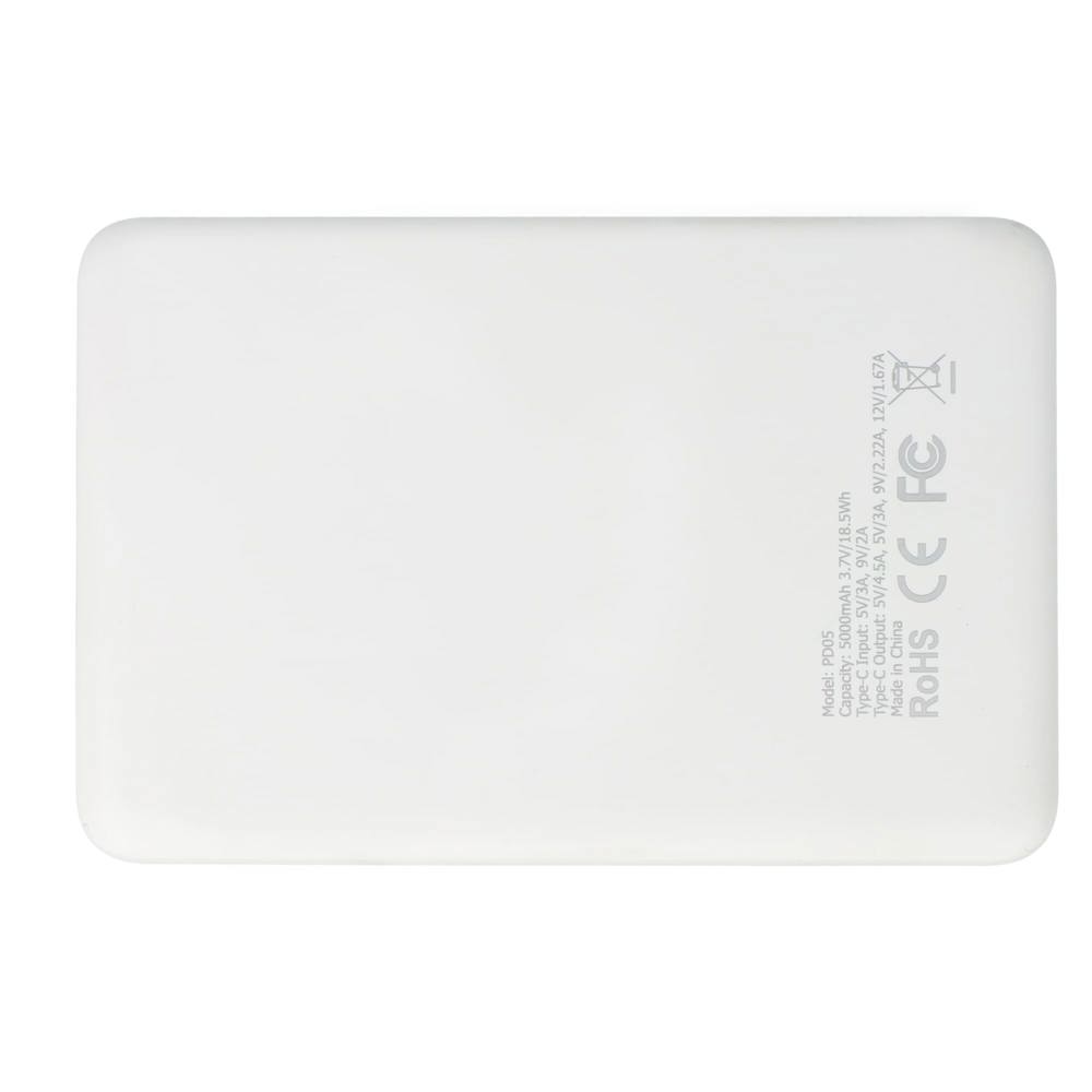 Banque d'énergie Zenith USB-C avec Power Delivery R-ABS 5000 mAh