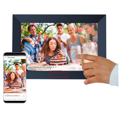 Prixton Prado 10" Frameo digitale fotolijst met wifi