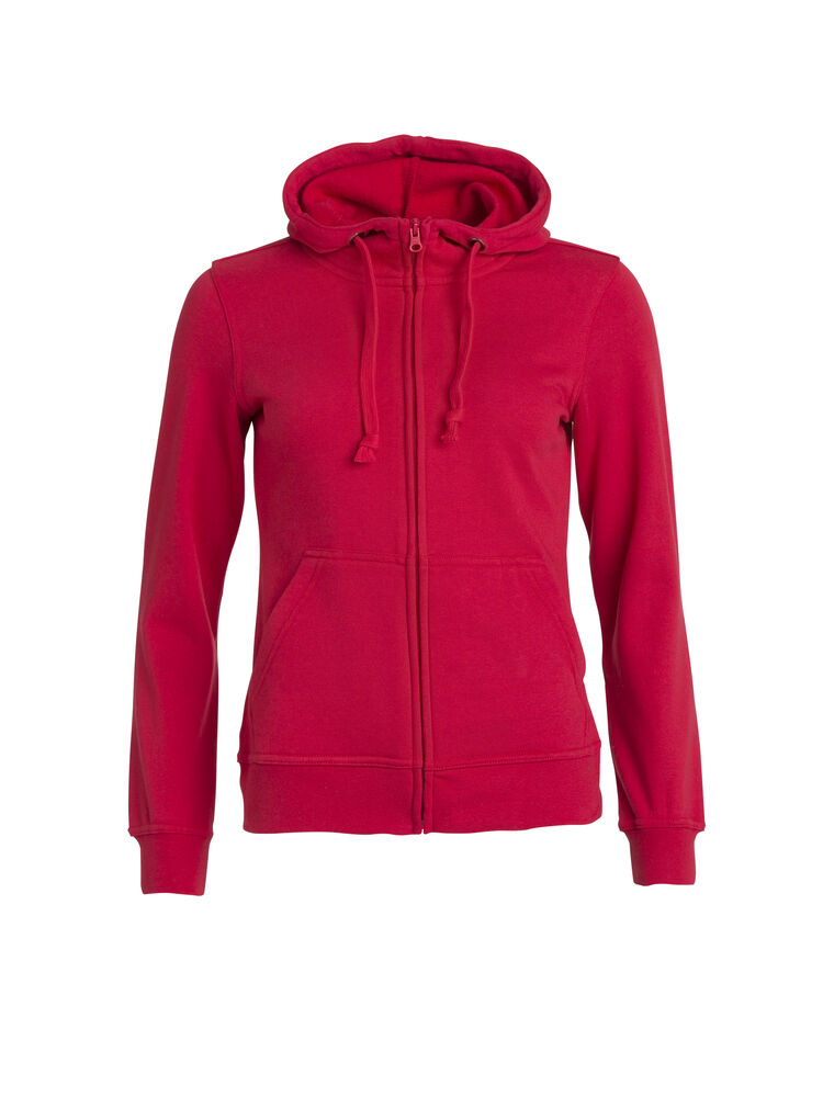 Clique - Basic Hoody Full Zip Women - Rouge