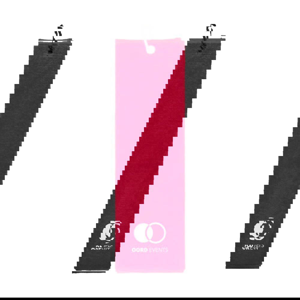 Golfhanddoek - rood
