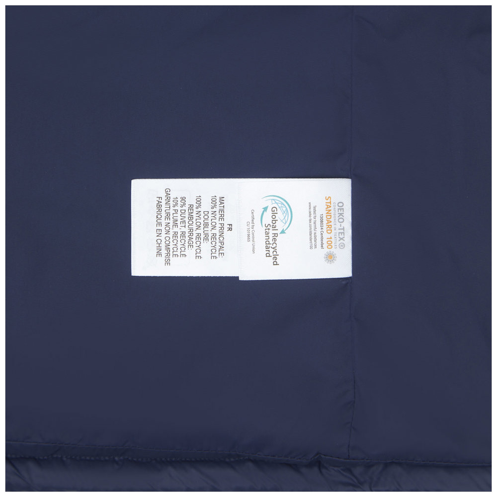 Bodywarmer duvet isotherme Epidote recyclé certifié GRS pour femme