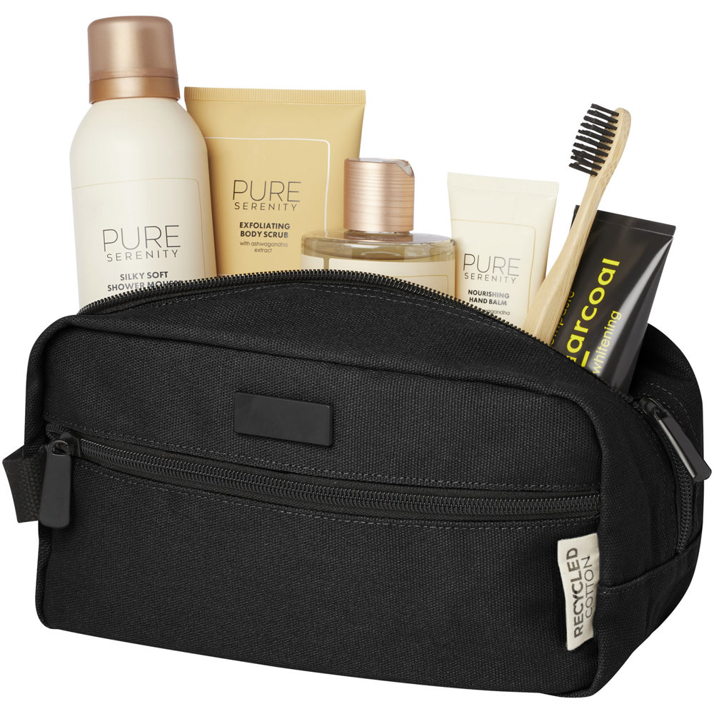 Pochette pour accessoires de voyage Joey de 3,5 L en toile recyclée certifiée GRS