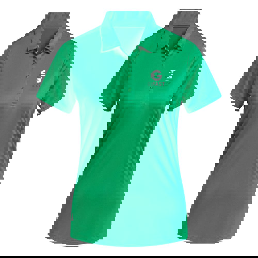 Adidas polo dames - groen