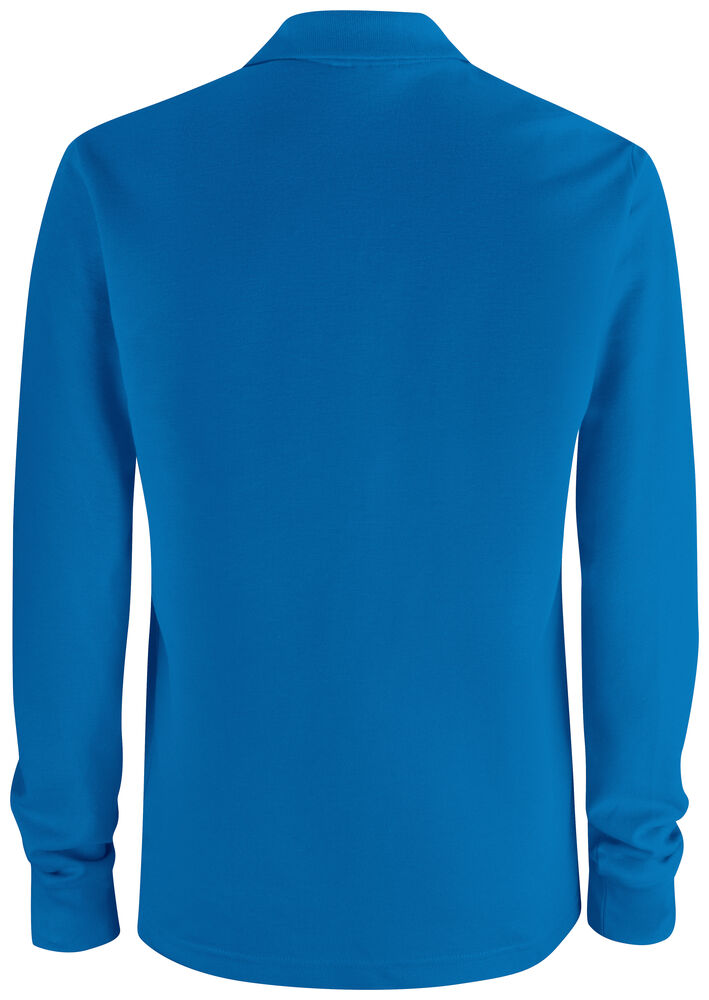 Clique - Basic Polo Pocket L/S Bleuroyal S