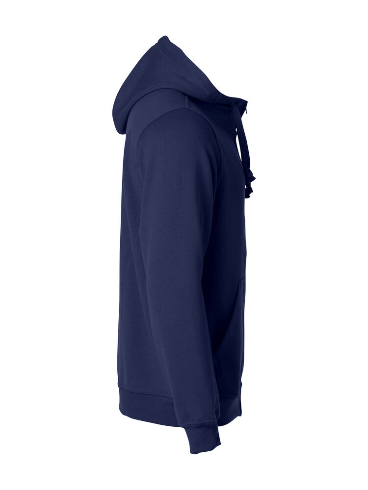 Clique - Basic Hoody Full Zip Bleufoncé 4XL