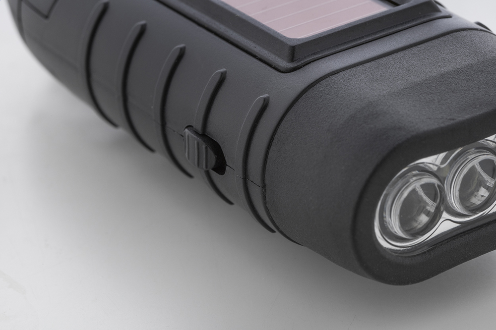 Diluto - Lampe torche solaire dynamo RABS