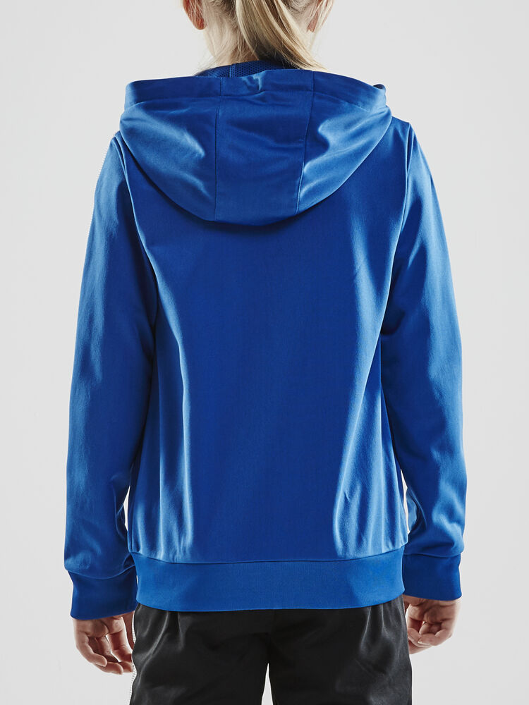 Craft - Pro Control Hood Jacket Jr Club Cobolt/White 134/140