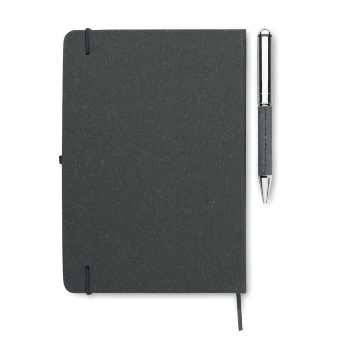 ELEGANOTE - Carnet en cuir recyclé et stylo