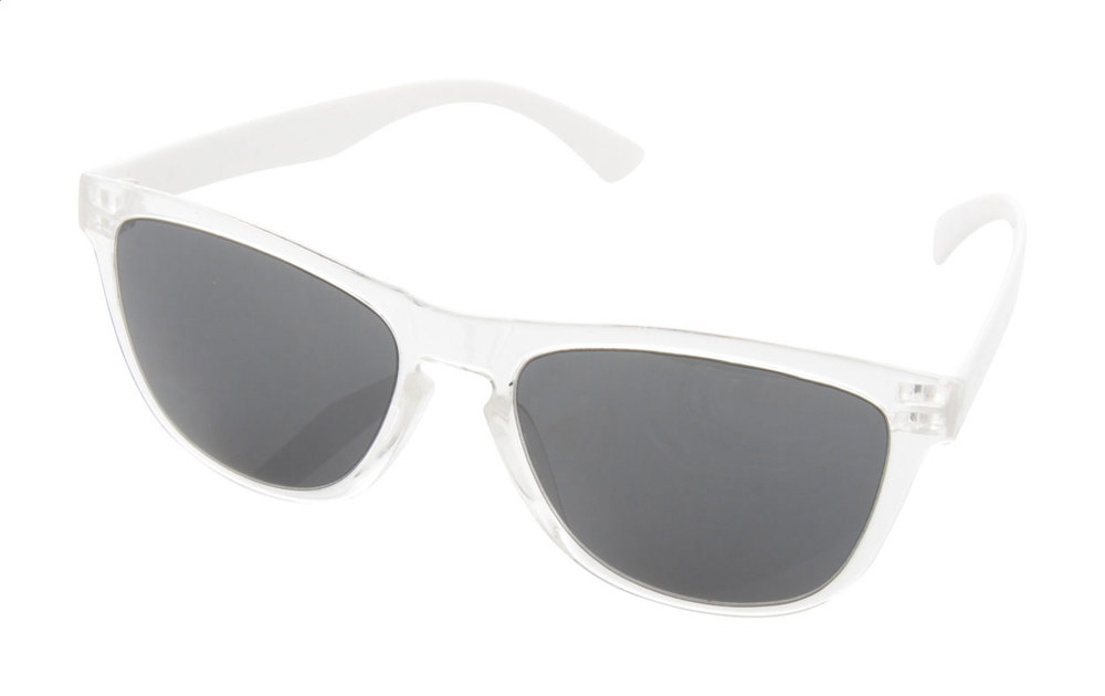 CreaSun - personaliseerbare zonnebril - transparent/wit