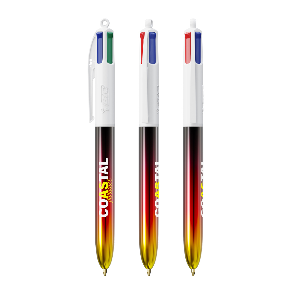 BIC® 4 Colours® Flags Collection + lanyard
