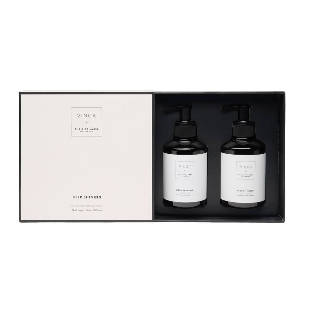 VINGA x TGL giftset voor handverzorging