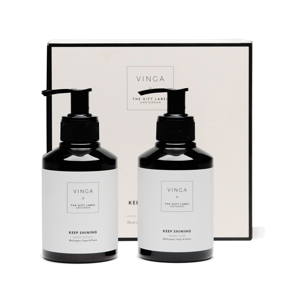 VINGA x TGL giftset voor handverzorging