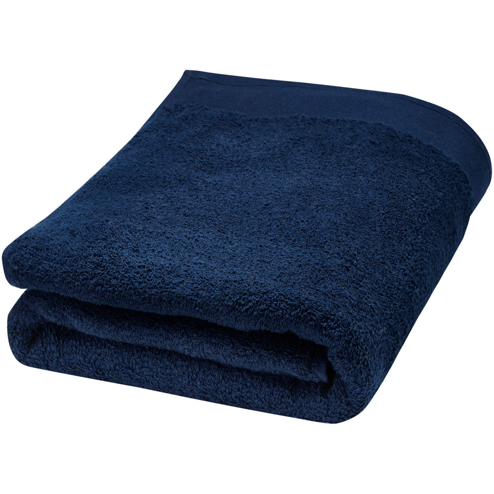 Ellie handdoek 70 x 140 cm van 550 g/m² katoen - Marineblauw