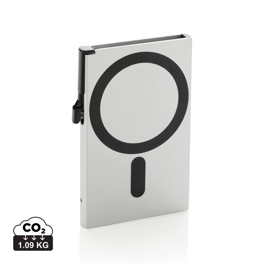 Porte-cartes magnétique pour téléphone en aluminium