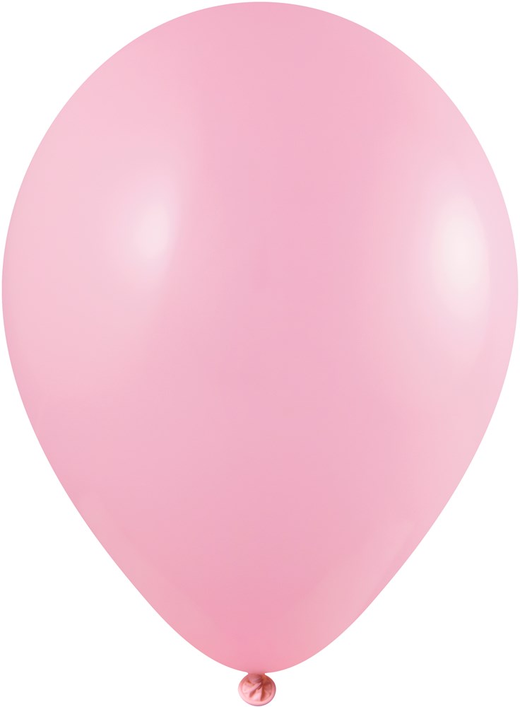 Ballonnen bedrukt 85/95 cm - Ø 33 cm - 11 inch - Roze (1131) Pastel (± PMS 1895)
