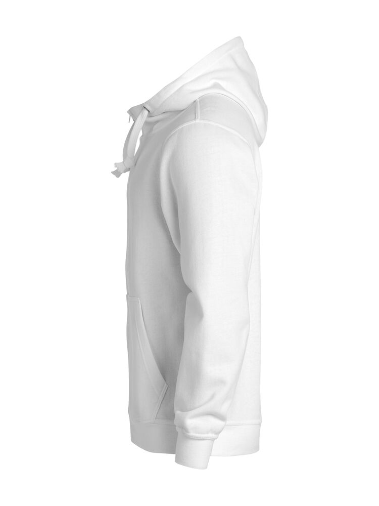 Clique - Basic Hoody Full Zip Blanc S