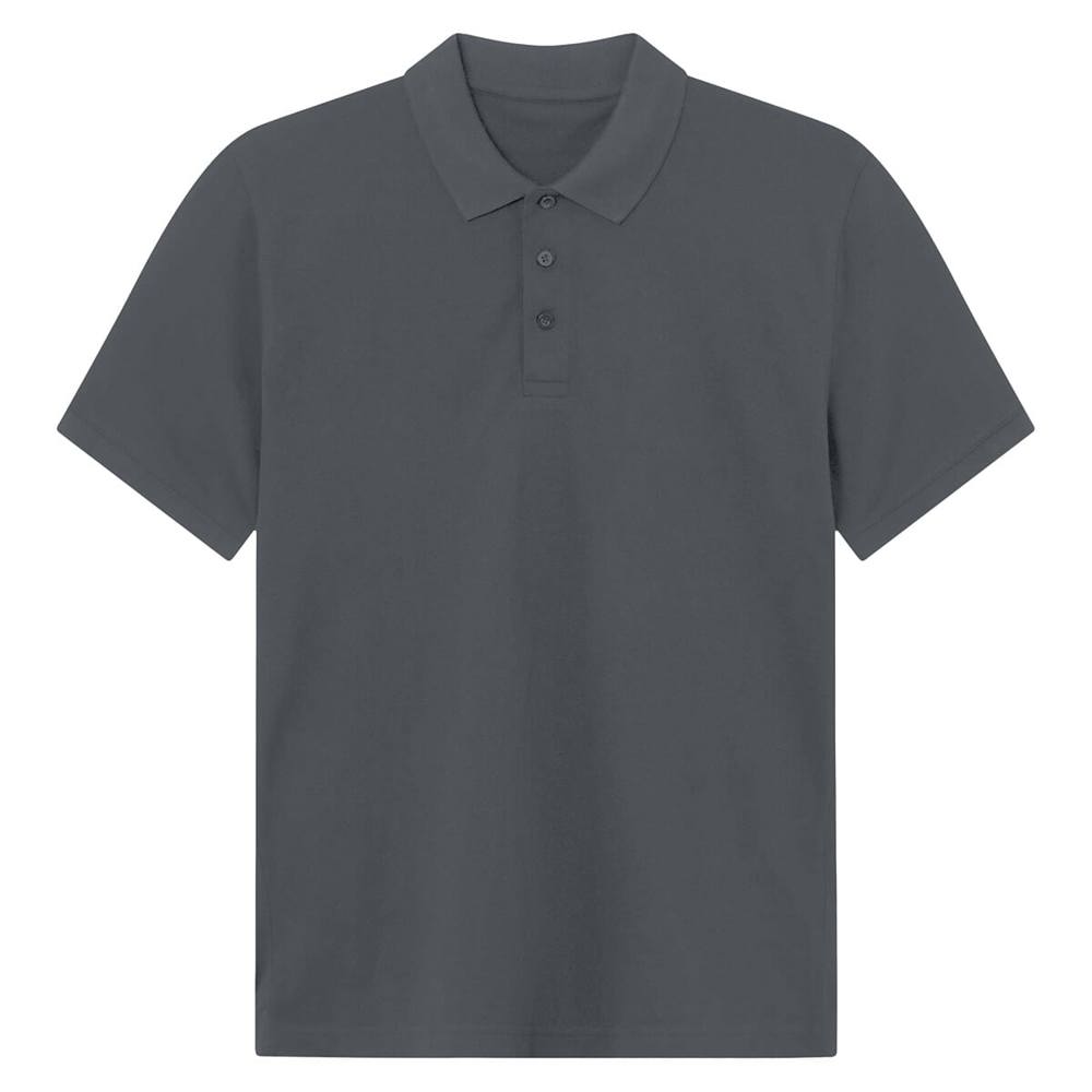 Brickstone heren polo, 200 gr/m² - Donkergrijs (PMS Cool Grey 11c) / Donkergrijs