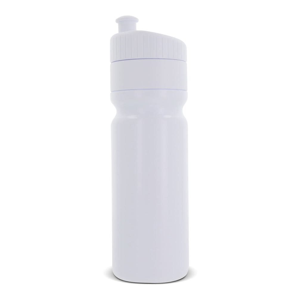 Bidon de sport avec bague 750ml - Blanc / Blanc