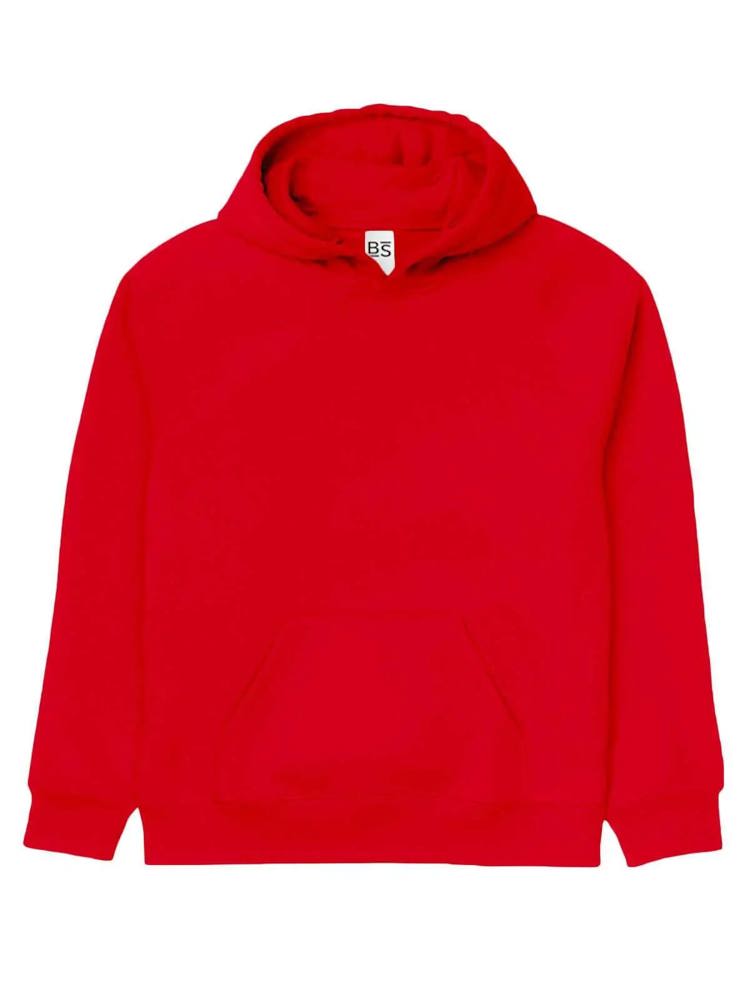 BS Outsider sweat à capuche enfants, 280 gr/m² - Rouge
