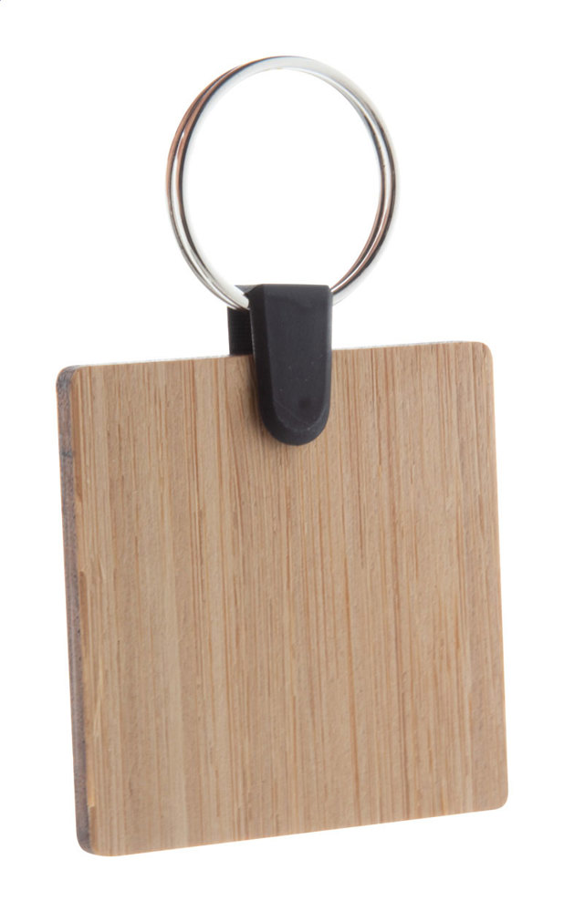 Bambry - porte-clés en bambou carré