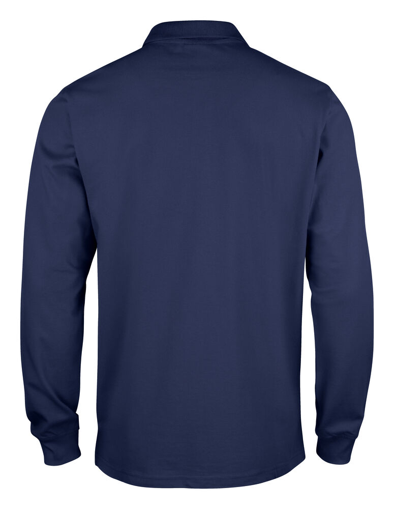 Clique - Basic Polo L/S Junior Bleufoncé 120