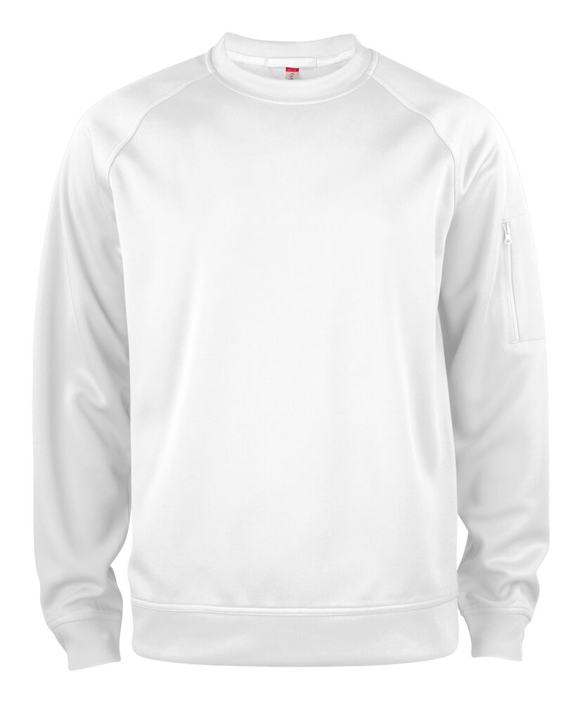 Clique - Basic Active Roundneck - Blanc