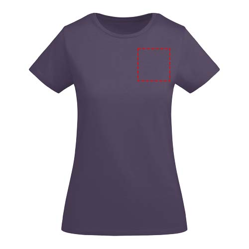 Breda biologisch katoenen dames T-shirt met korte mouwen